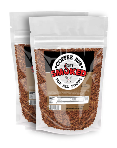 Coffee Flavor Get Smoked Rub -12oz